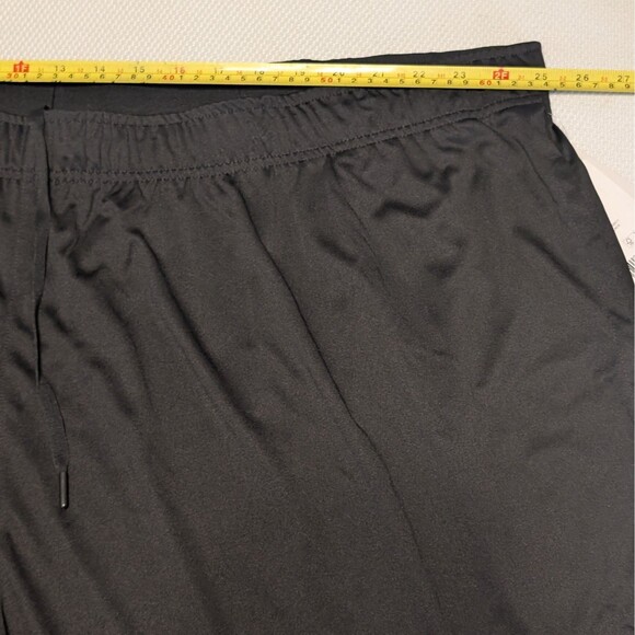 Zelos Men's Size 4X Athletic Gym Shorts Big & Tall Black | Drawstring | Pockets - Picture 6 of 9